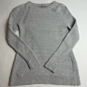 Ann Taylor Loft Shaped Waffle Sweater with Flyaway back XS Petite